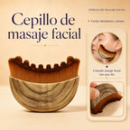 Lymphatic Facial Massage Brush with Nylon Bristles