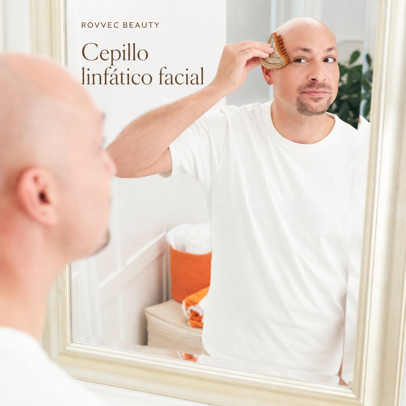 Lymphatic Facial Massage Brush with Nylon Bristles